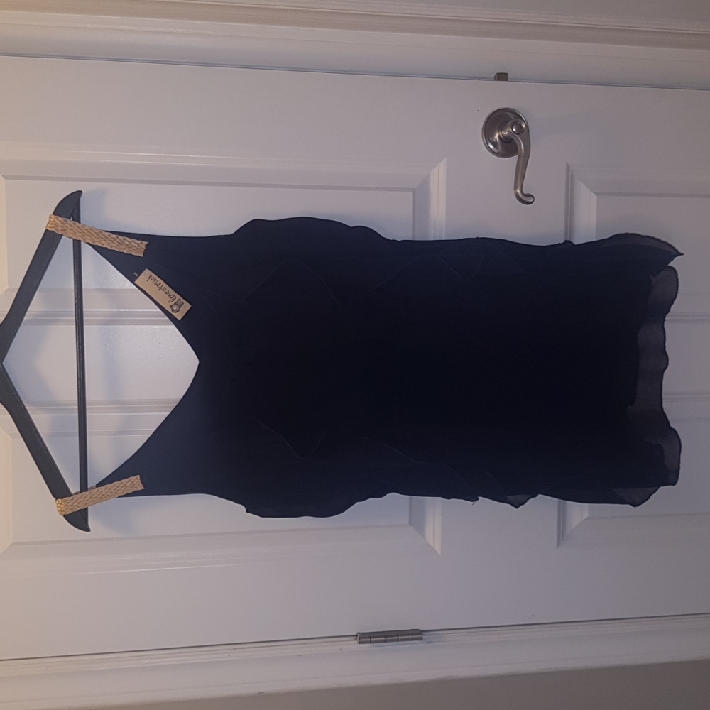 Navy Grecian Style Dress